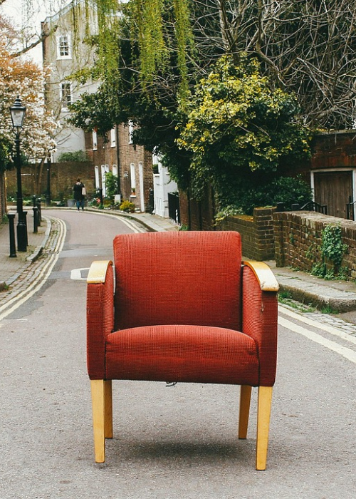 Custom Fabric Upholstered Armchair